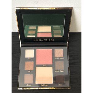 Laura Geller The Hostess Face Palette w/3 Eyeshadows Blush & Highlighter Mirror